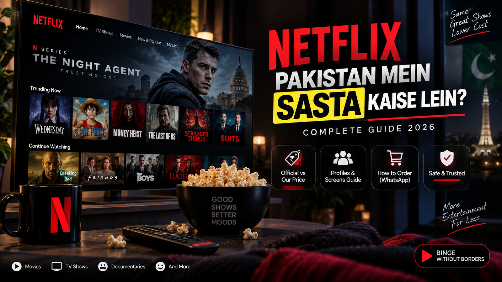 Netflix Pakistan Mein Sasta Kaise Lein? Complete Guide 2026